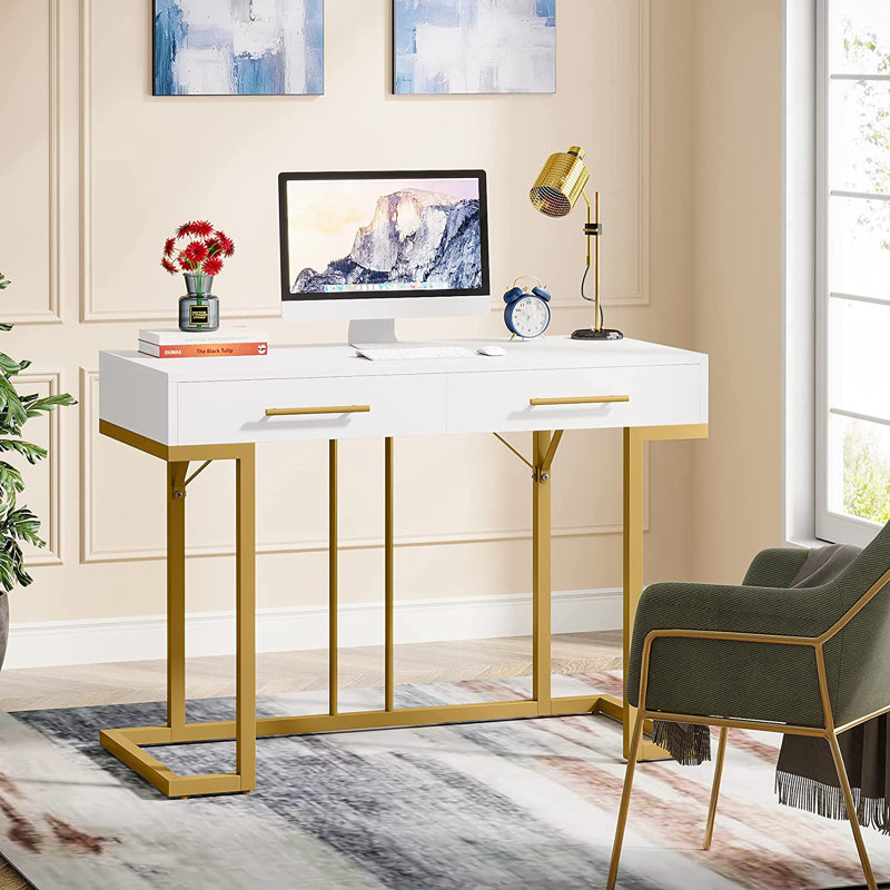 Canora Grey Amishi Commercial Use 110Cm W Rectangular Writing Desk